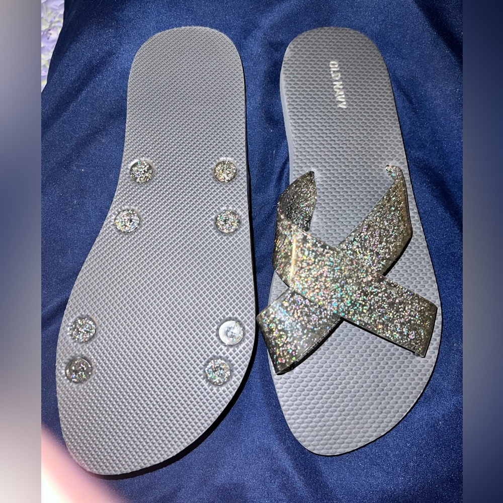 Workmen’s Old navy slip on sandals. Brand new. Size 10.